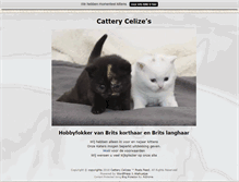 Tablet Screenshot of catterycelizes.nl